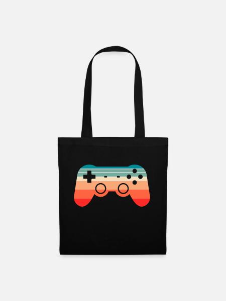 Gamer Gaming Gamepad - Stoffbeutel - Schwarz