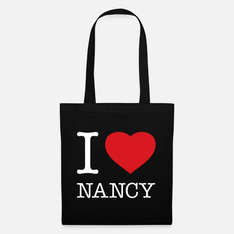 J’ADORE NANCY - Sac en tissu - noir