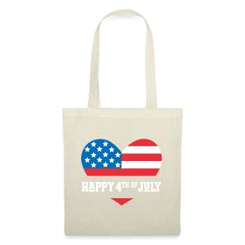 Joyeux 4 juillet - Sac en tissu - nature - Devant