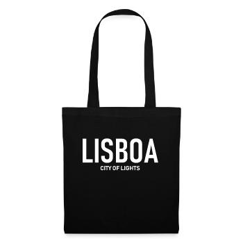 Lisboa - City of Lights - Portugal - Tote Bag - black - Front