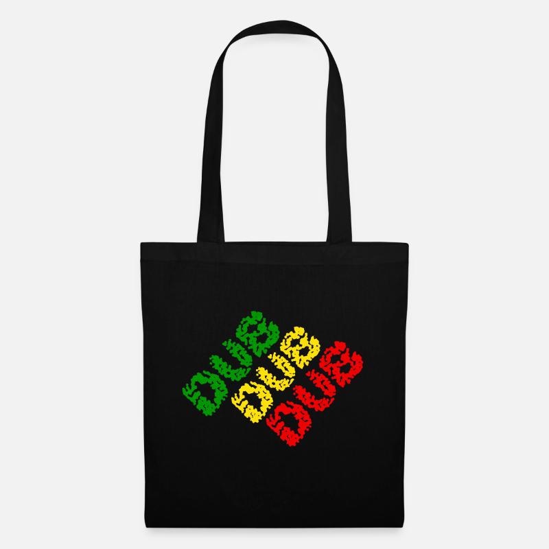 Dub Dub Dub - Vert Jaune Rouge - Sac en tissu - noir