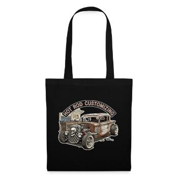 Rustic Hot Rod Customization Design - Stoffbeutel - Schwarz - Vorne