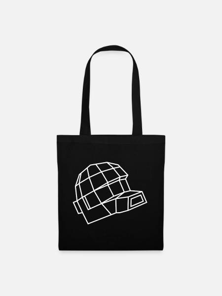 Daft Helm – Electro, Dance & Robot Style - Stoffbeutel - Schwarz