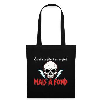 Metal music at full blast - Tote Bag - black - Front
