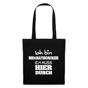 Mechatroniker - Stoffbeutel - Schwarz - Vorne