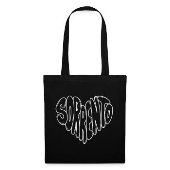 Sorrento - Sorrento Heart Typer Comic - Sac en tissu - noir - Devant