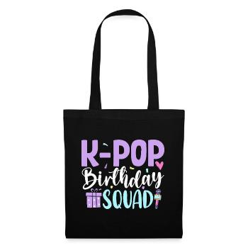 K Pop Birthday Squad - Tote Bag - black - Front
