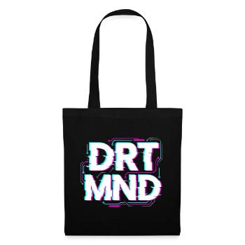 T-shirt glitch de Dortmund, sweat à capuche, casquette - Sac en tissu - noir - Devant
