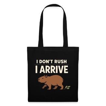 Cute Capybara Stress Reliever, No Stress, - Tote Bag - black - Front