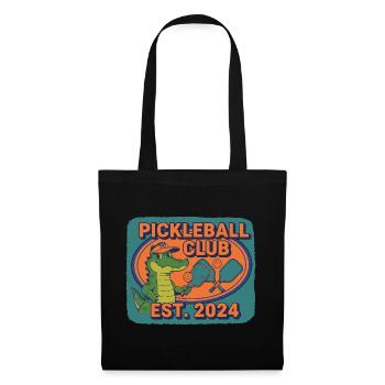 Pickleball Club Créé 2024 Joueur Humoristique Pickle Ball - Sac en tissu - noir - Devant