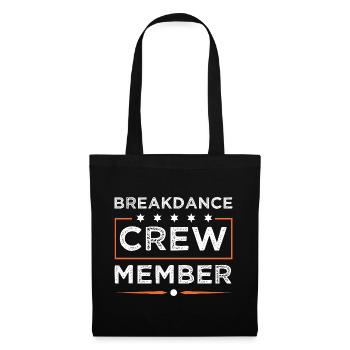 Équipe de breakdance - Sac en tissu - noir - Devant