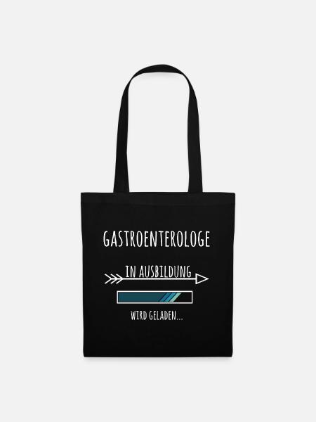 Gastroenterologe Ausbildung Medizinstudium Arzt  - Stoffbeutel - Schwarz