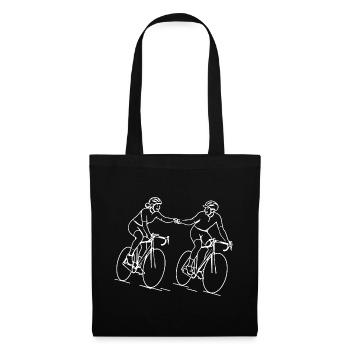 Gravelbike  - Stoffbeutel - Schwarz - Vorne