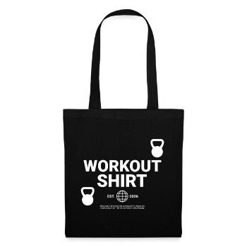 workout shirt - Tote Bag - black - Front