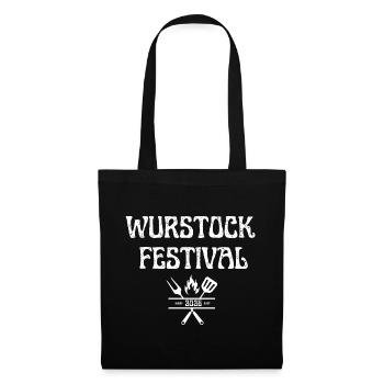 Wurstock Festival - Stoffbeutel - Schwarz - Vorne