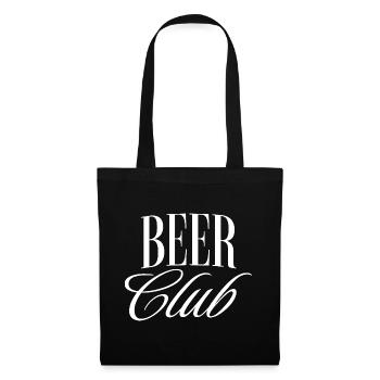 Bier Club - Stoffbeutel - Schwarz - Vorne