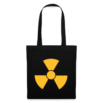 radio active logo 1clr_x2 EN - Tote Bag - black - Front