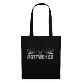 Rottweiler, dog sports, dog head, service dog, dog, - Tote Bag - black - Front