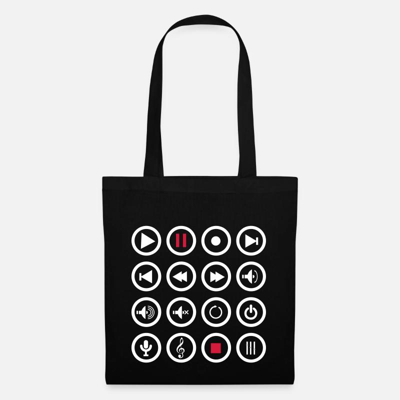Music Play - Tote Bag - black