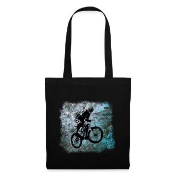 Cadeau de sport extrême mountain bike biker mountain bike - Sac en tissu - noir - Devant