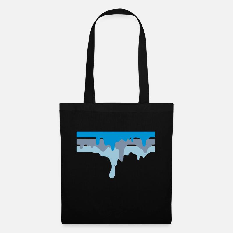 100% Graffiti Color DRIPS - Tote Bag - black