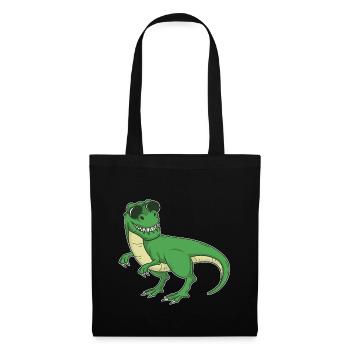 Cool Tyrannosaurus Rex - Dinosaure T-Rex - Sac en tissu - noir - Devant