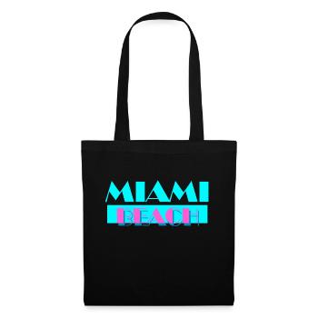 Miami Beach - Sac en tissu - noir - Devant