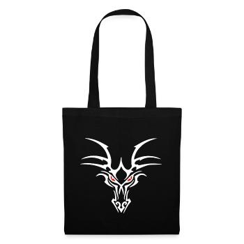 Scorpionfish blanc - Sac en tissu - noir - Devant