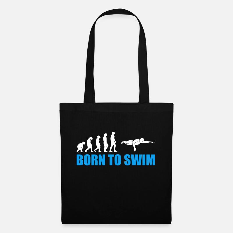 Born to Swim SChwimmer Evolution - Stoffbeutel - Schwarz