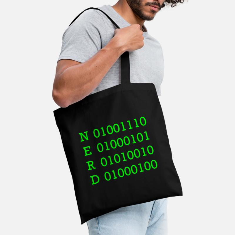 binary nerd Stoffbeutel