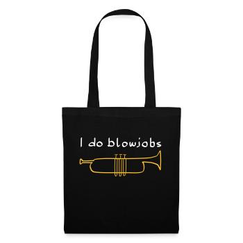 Trumpet pipe - Sac en tissu - noir - Devant