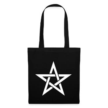 Pentagram - Sac en tissu - noir - Devant
