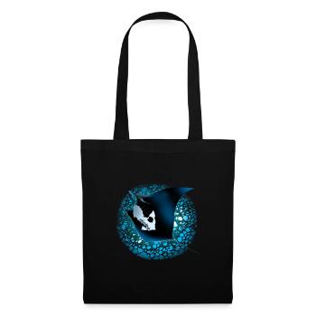 manta - Sac en tissu - noir - Devant