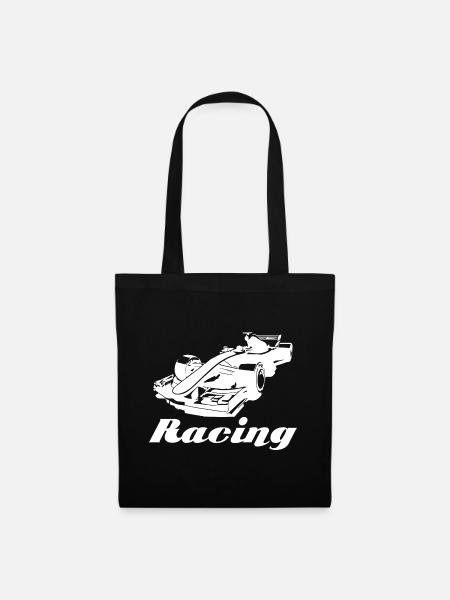 Racing - Stoffbeutel - Schwarz