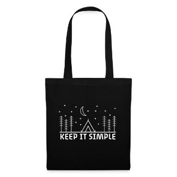 Keep It Simple - Tote Bag - black - Front