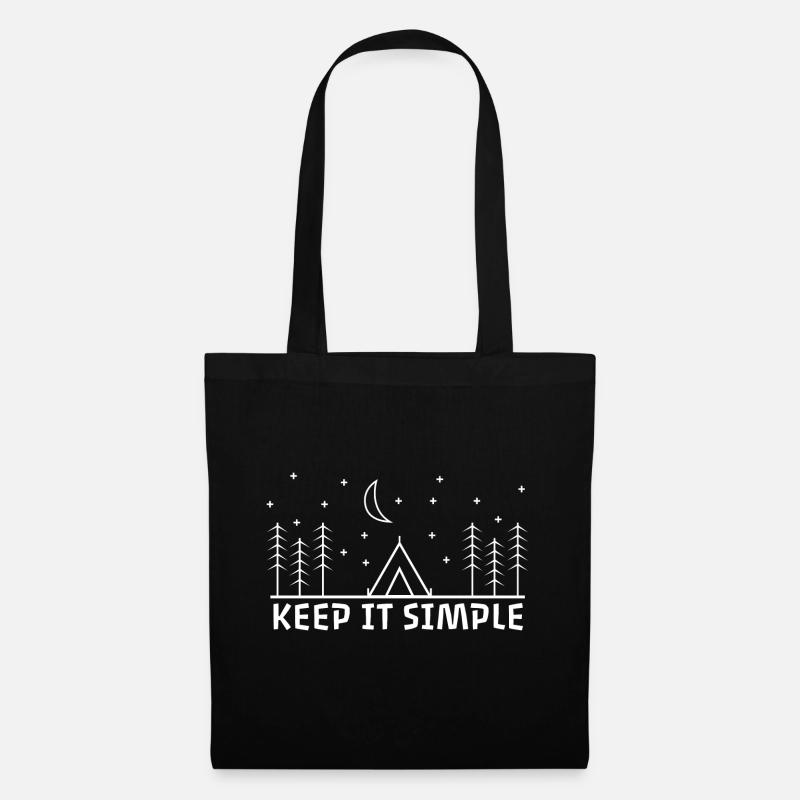 Keep It Simple - Tote Bag - black