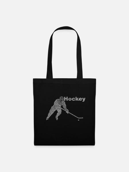 Hockey - Stoffbeutel - Schwarz