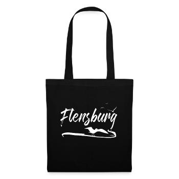 Flensburg Seagull - Tote Bag - black - Front