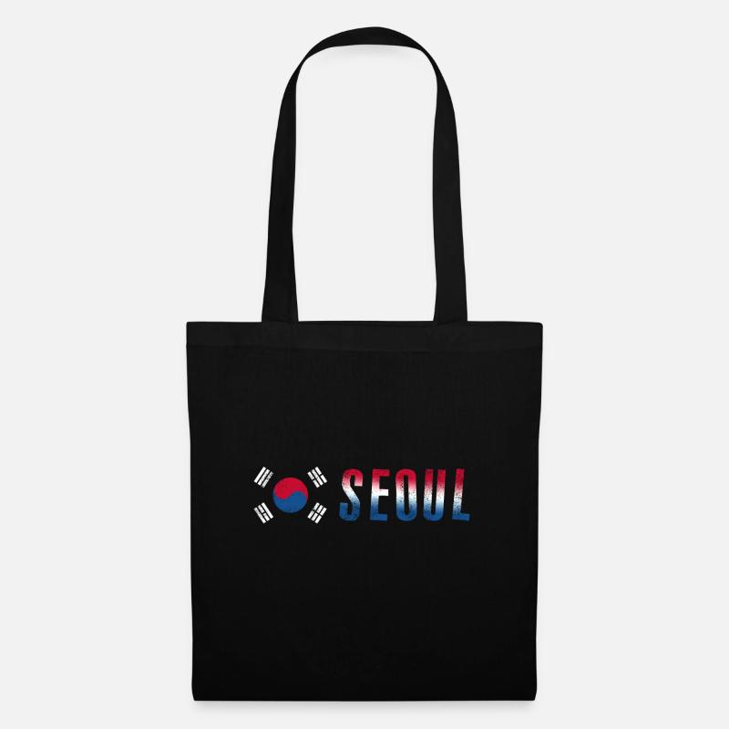 Seoul | Korea - Stoffbeutel - Schwarz