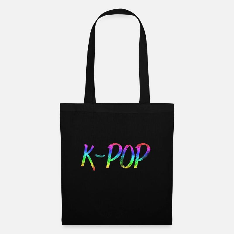 K-POP - Sac en tissu - noir