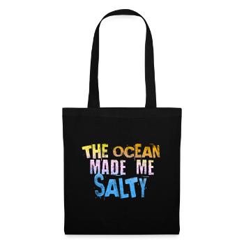 L'océan m'a rendu salé - Sac en tissu - noir - Devant