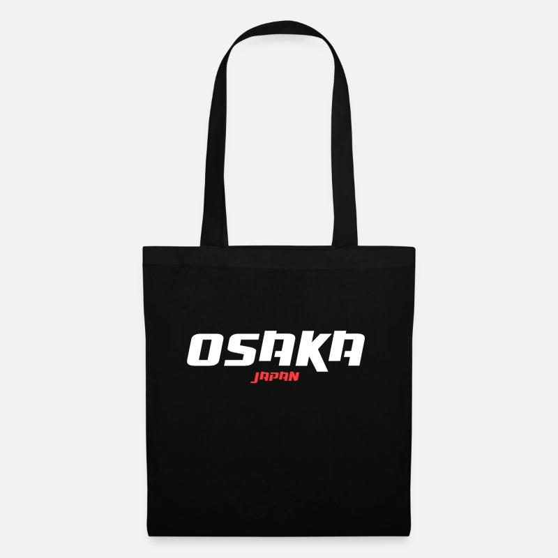 Osaka | Japan - Stoffbeutel - Schwarz