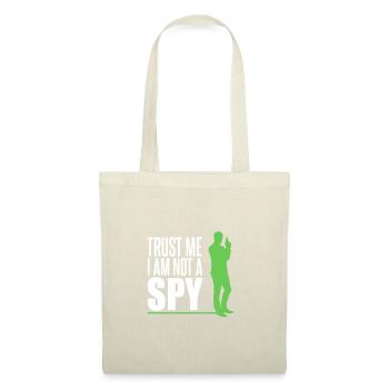 Agent secret espion - Sac en tissu - nature - Devant