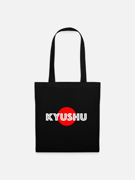 Kyushu Japan Insel Heimat Geschenk - Stoffbeutel - Schwarz