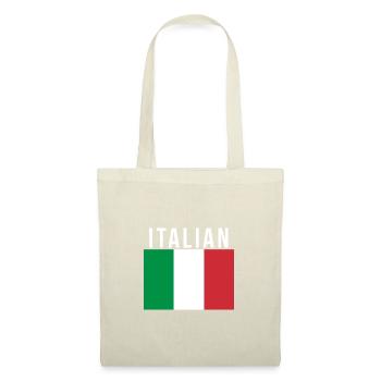 Italian Italienisch - Stoffbeutel - Natur - Vorne