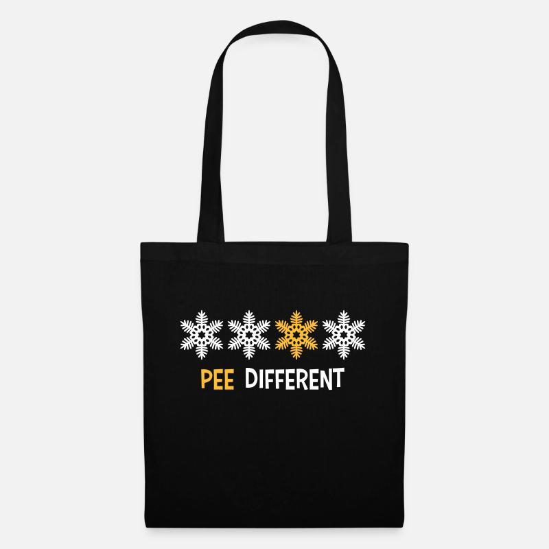 Pee Different Gelber - Stoffbeutel - Schwarz