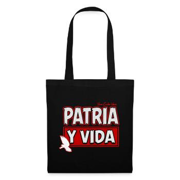Free Cuba, Patria Y Vida, Cuban Revolution, Cuba - Sac en tissu - noir - Devant