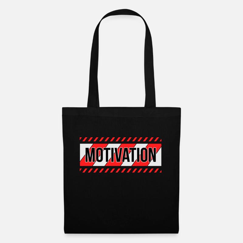 MOTIVATION - Tote Bag - black