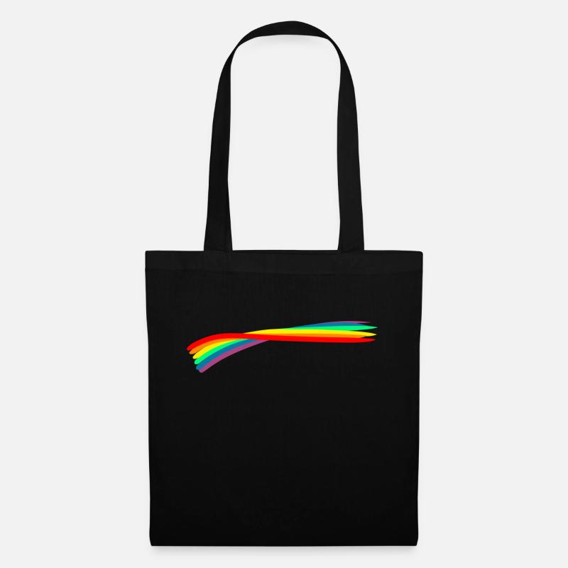 LGBTQ LGBTQ+ Pride Month Flag Design - Stoffbeutel - Schwarz