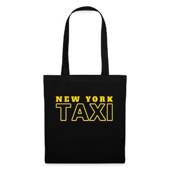 new york taxi - Sac en tissu - noir - Devant